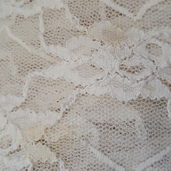 ZARA off white lace midi dress - Picture 4 of 4